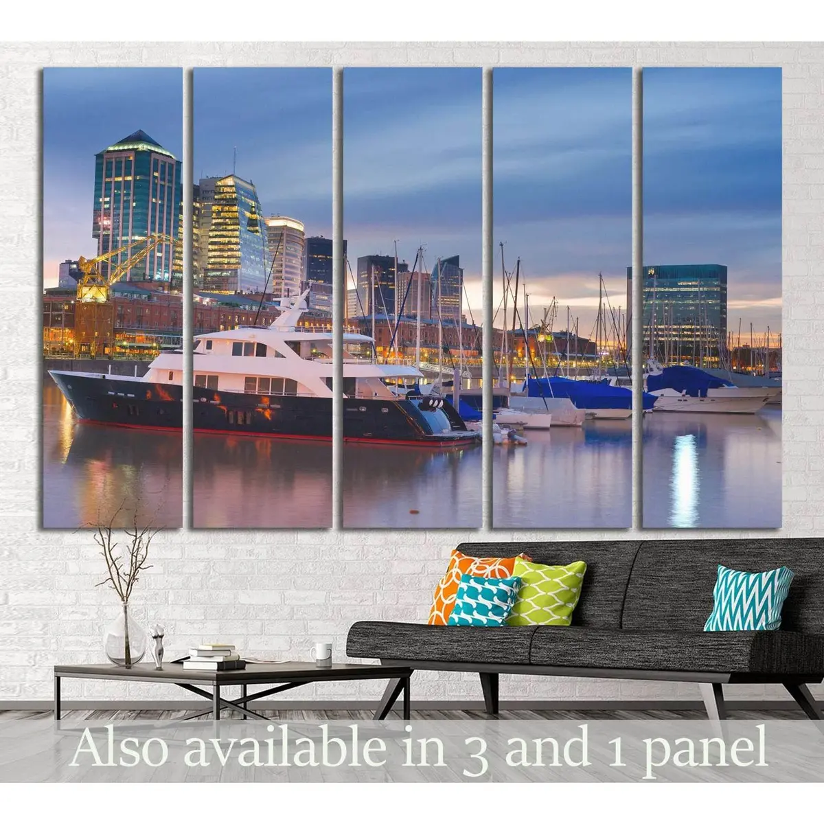 Buenos Aires Skyline Canvas Wall Art – Premium Ready-to-Hang Print from Argentina