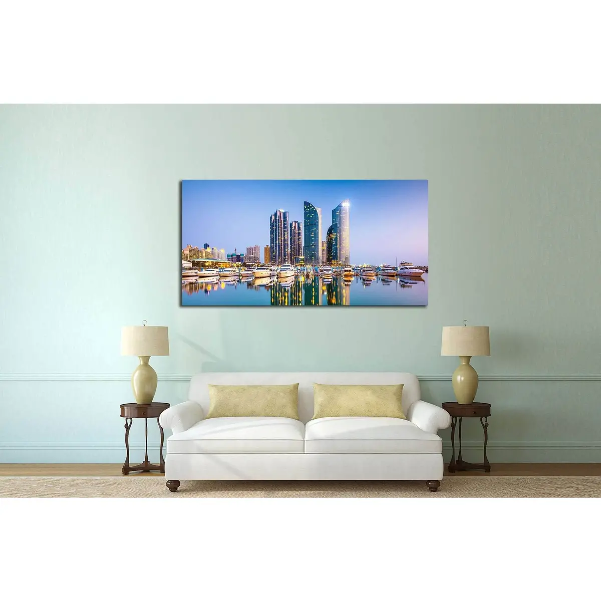 Busan, South Korea Canvas Wall Art – Pre-Hung Print #564 - Image 3