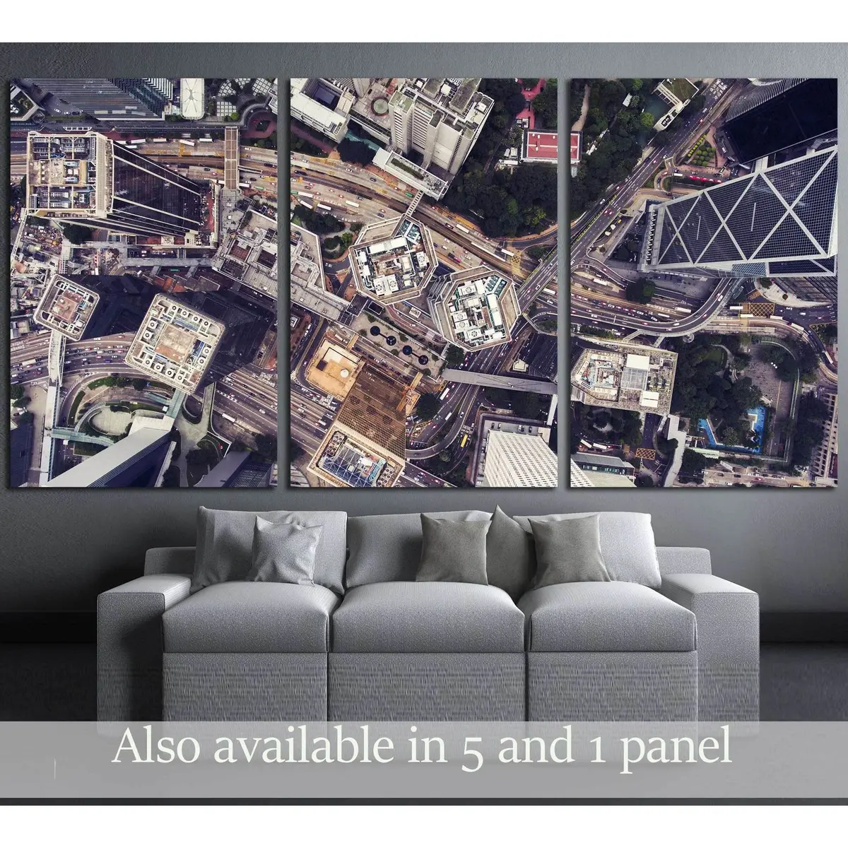 Business Center In Shanghai China №2979 Ready To Hang Canvas Print 5
