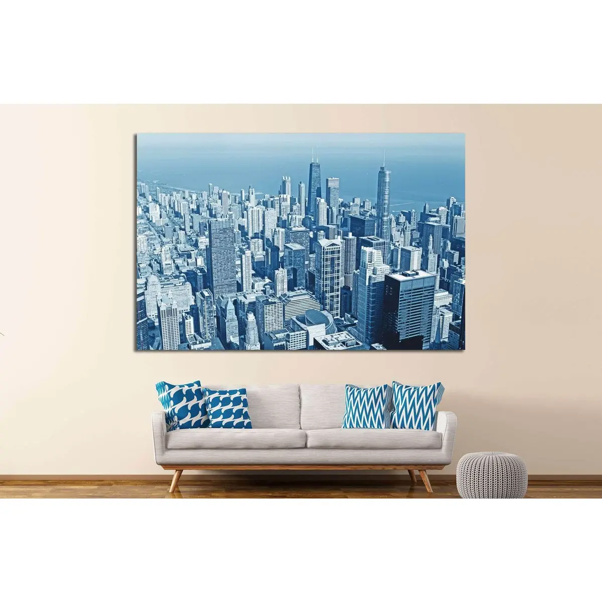 Business Skyline №1126 Ready To Hang Canvas Print 2
