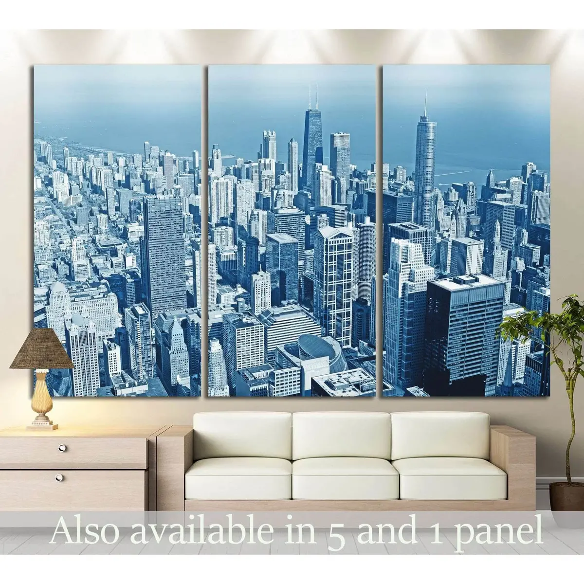 Business Skyline №1126 Ready To Hang Canvas Print 5