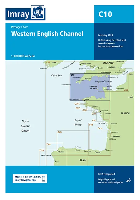 Imray C10 Western English Channel 1