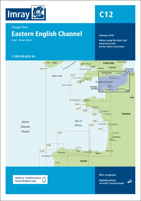 Imray C12 Eastern English Channel 1