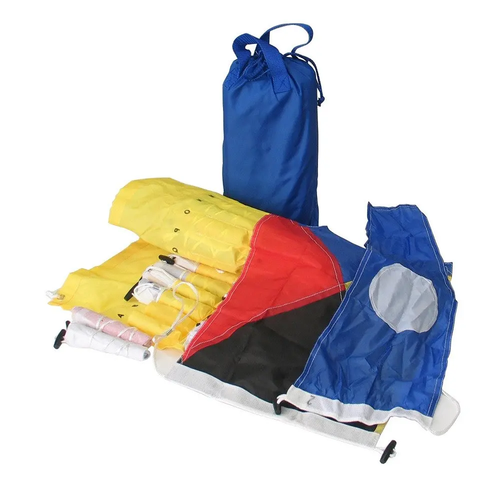 Sewn Nylon Code Flag Set, Wallet And Bag 1
