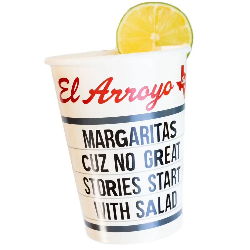 El Arroyo "Salad Stories" Paper Party Cups - 12 Pz. 1
