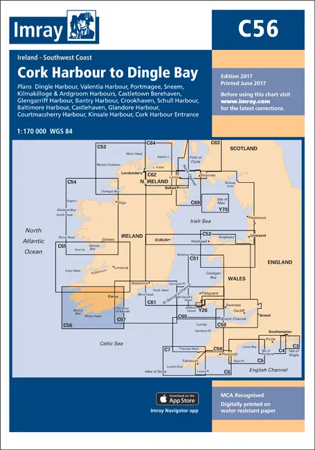 Imray C56 Cork Harbour To Dingle Bay 1