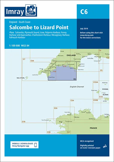 Imray C6 Salcombe To Lizard Point 1