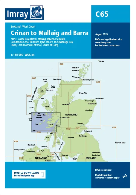 Imray C65 Crinan To Mallaig And Barra 1