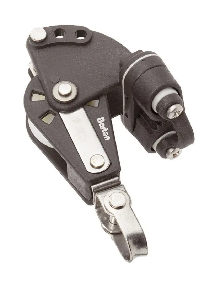 Barton Block Size 2: Single - Swivel + Becket + Cam 1