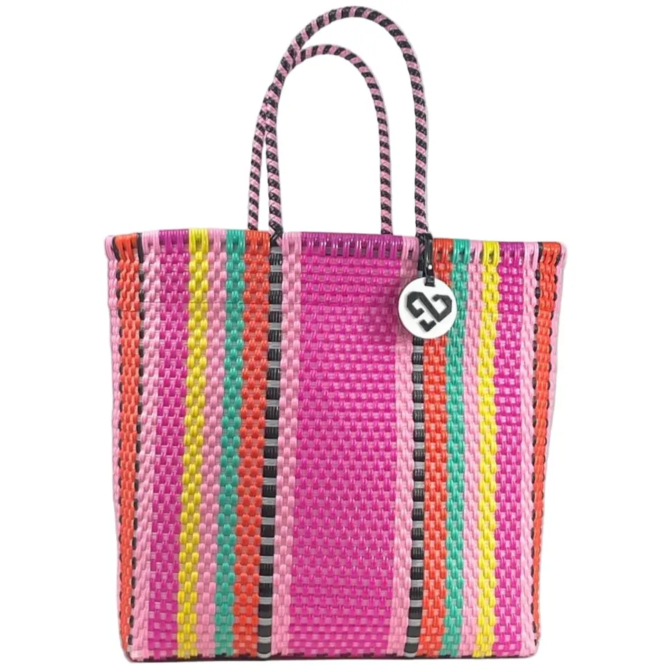 Maria Victoria Vita Striped Beach Bag 1