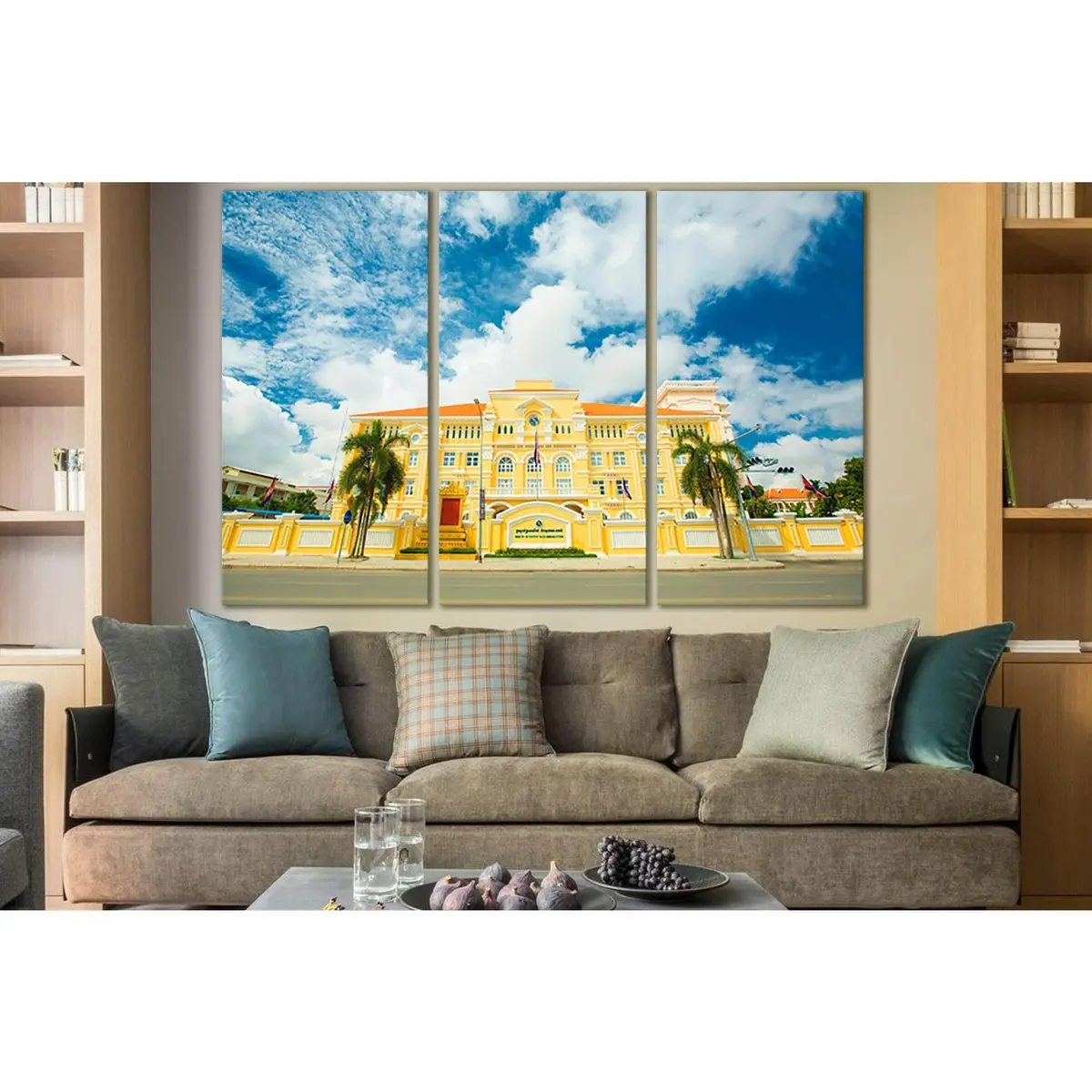 Cambodia Post Office Building №Sl1408 Ready To Hang Canvas Print 5