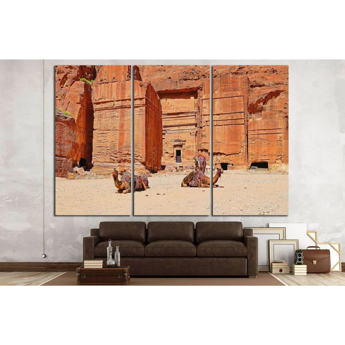 Camels Relaxed №810 Ready To Hang Canvas Print 5