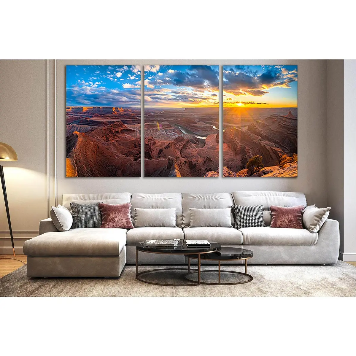Canyon Cloud Beautiful Dawn №Sl217 Ready To Hang Canvas Print 5