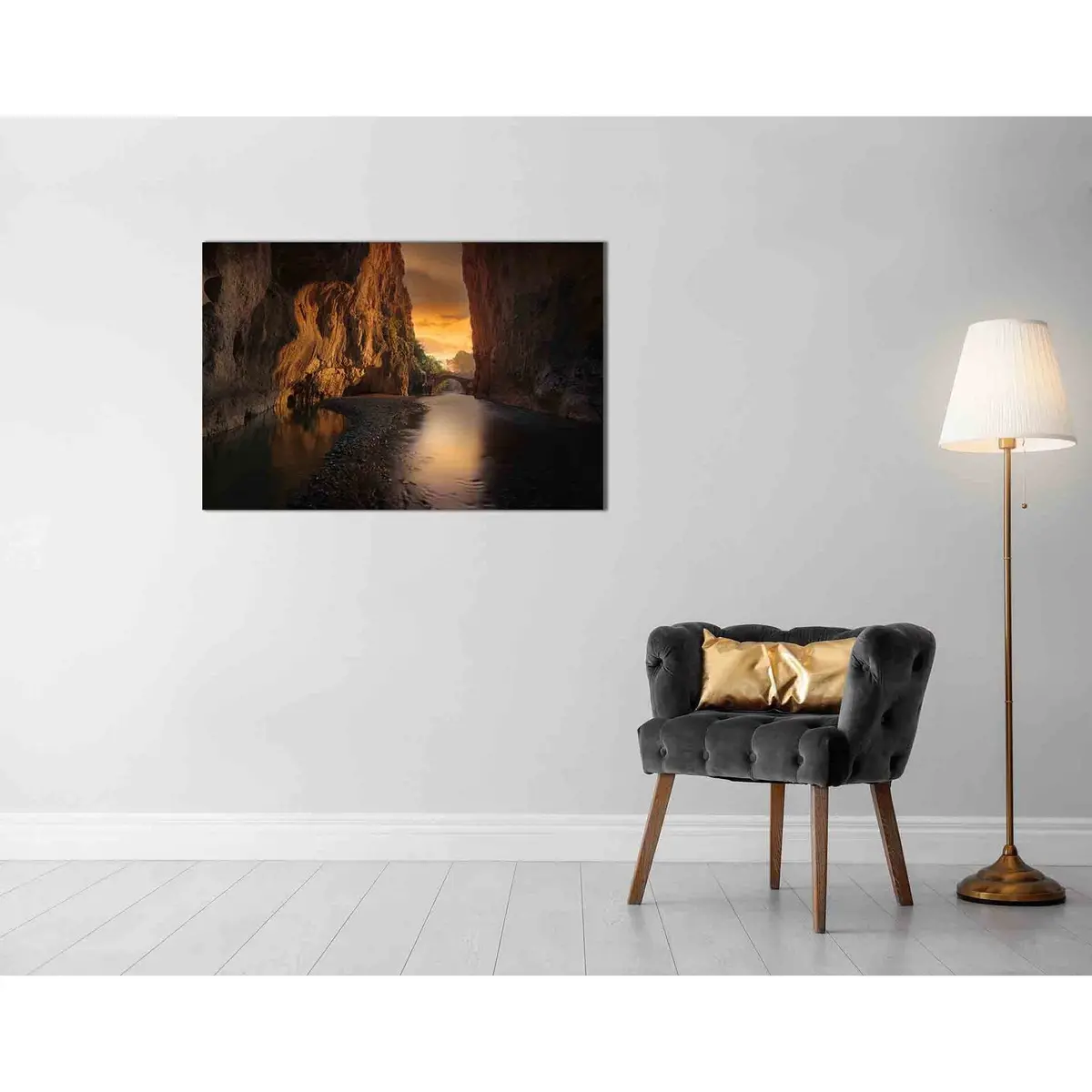 Canyon In Greece №D1811 Ready To Hang Canvas Print 3