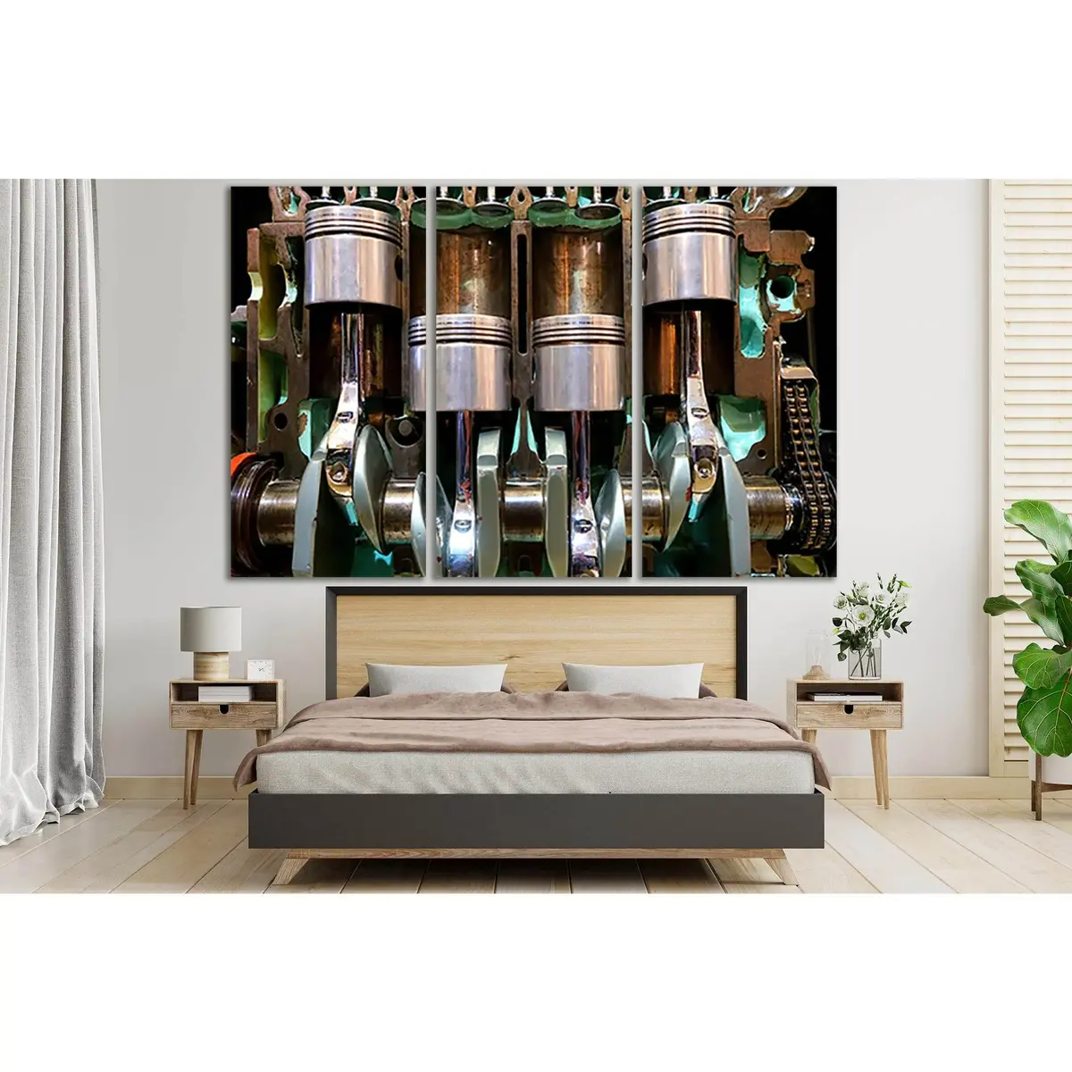 Car Engine №Sl744 Ready To Hang Canvas Print 5