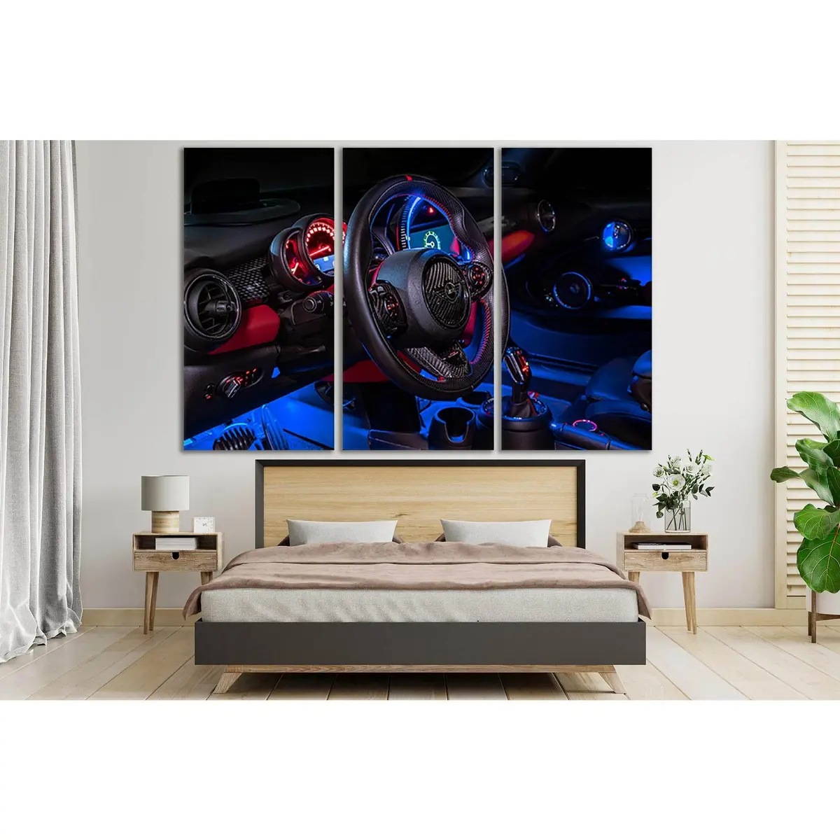 Car Interior Dashboard №Sl752 Ready To Hang Canvas Print 5