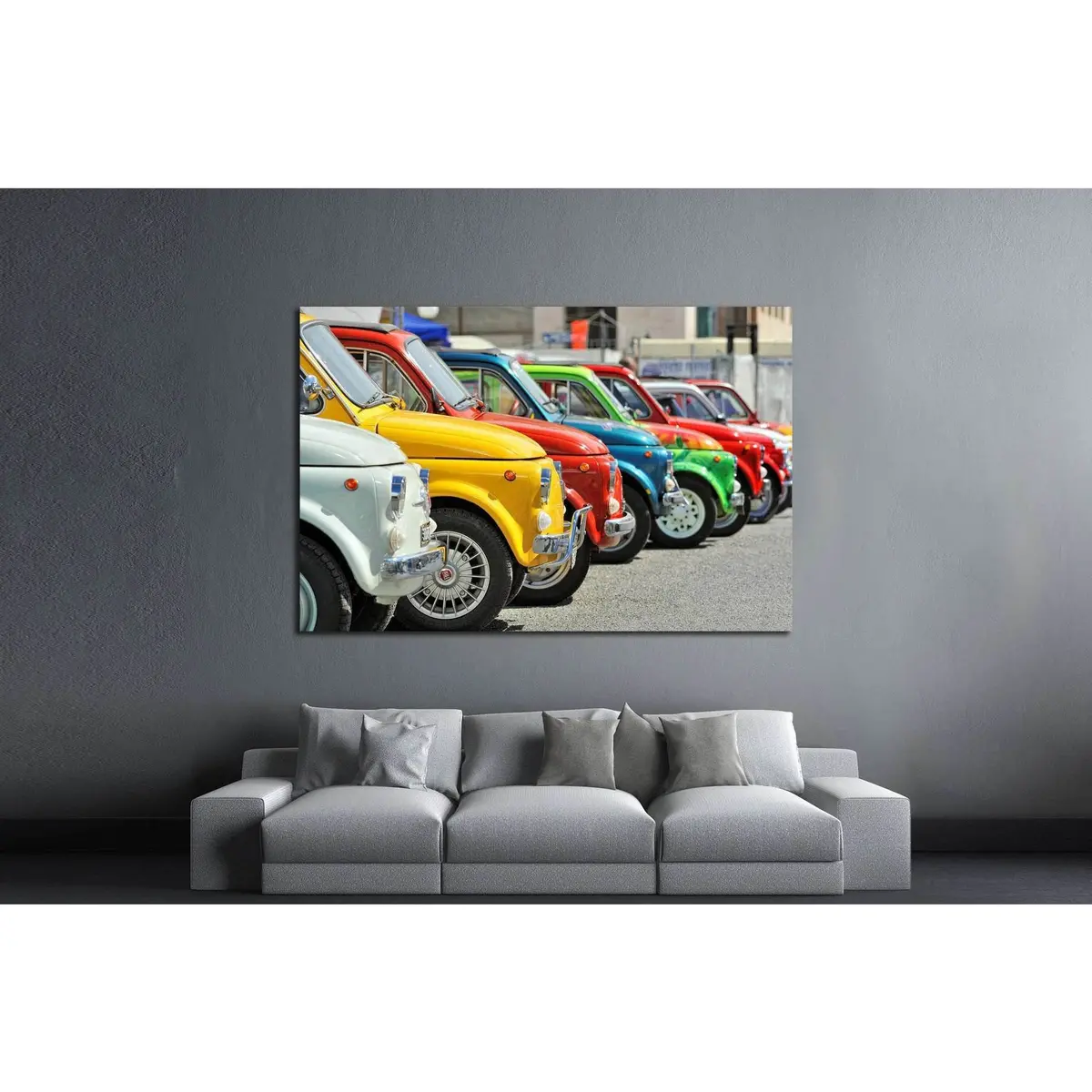 Cars Wall Art №1898 Ready To Hang Canvas Print 3