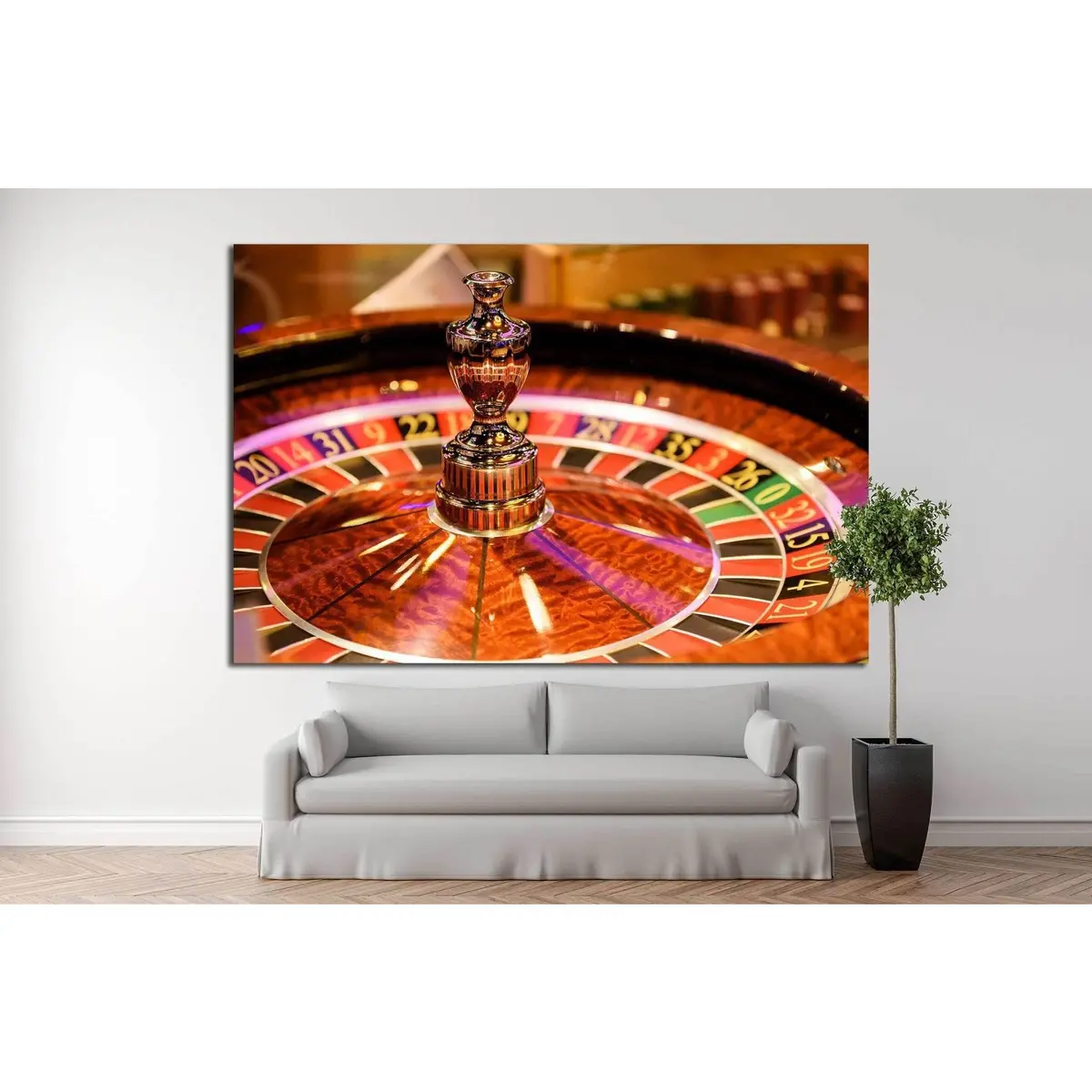 Casino №728 Ready To Hang Canvas Print 3
