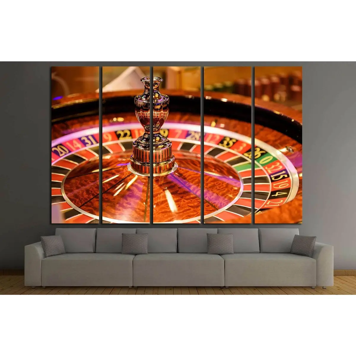 Casino No. 728 Premium Canvas Wall Art – Ready to Hang - Image 3