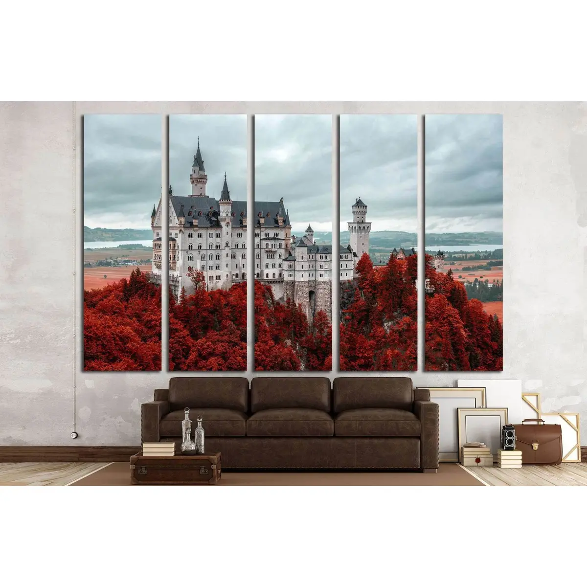 Castle No. 1792 Premium Canvas Wall Art Print - Image 2