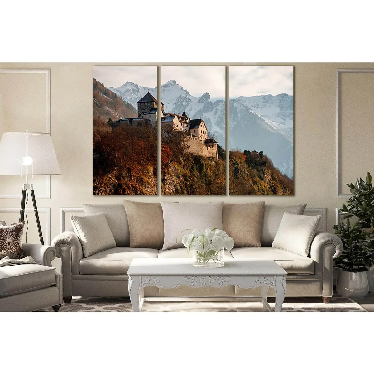 Castle Vaduz №Sl1385 Ready To Hang Canvas Print 5