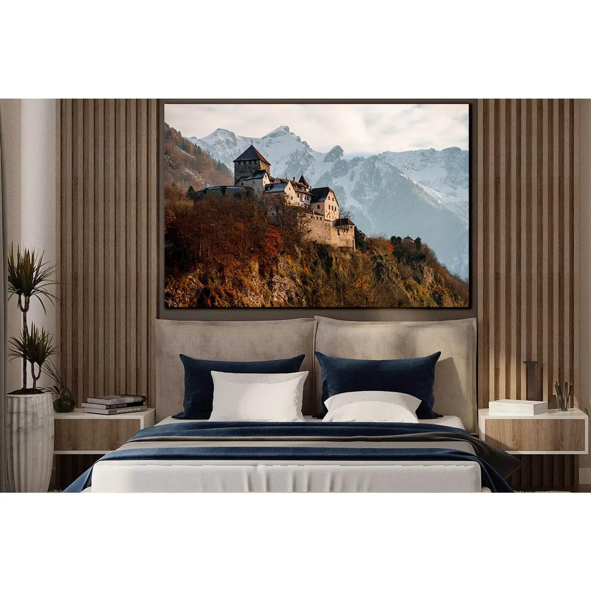 Castle Vaduz №Sl1385 Ready To Hang Canvas Print 2