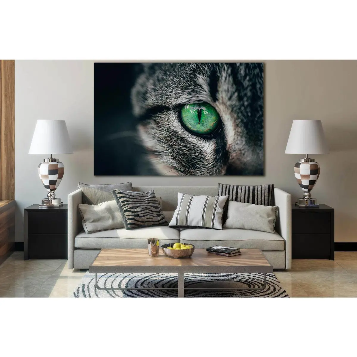 Cat Eye №Sl1001 Ready To Hang Canvas Print 1