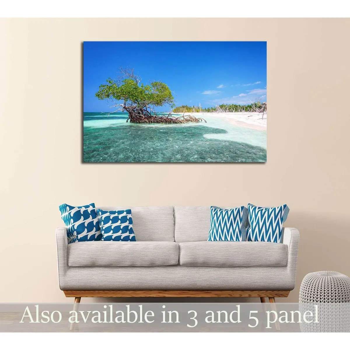 Cayo Levisa Island Cuba №3159 Ready To Hang Canvas Print 1