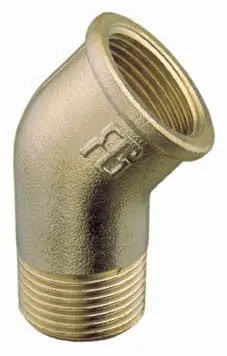 Brass Elbow 45° Bsp Male-Female Thread 1
