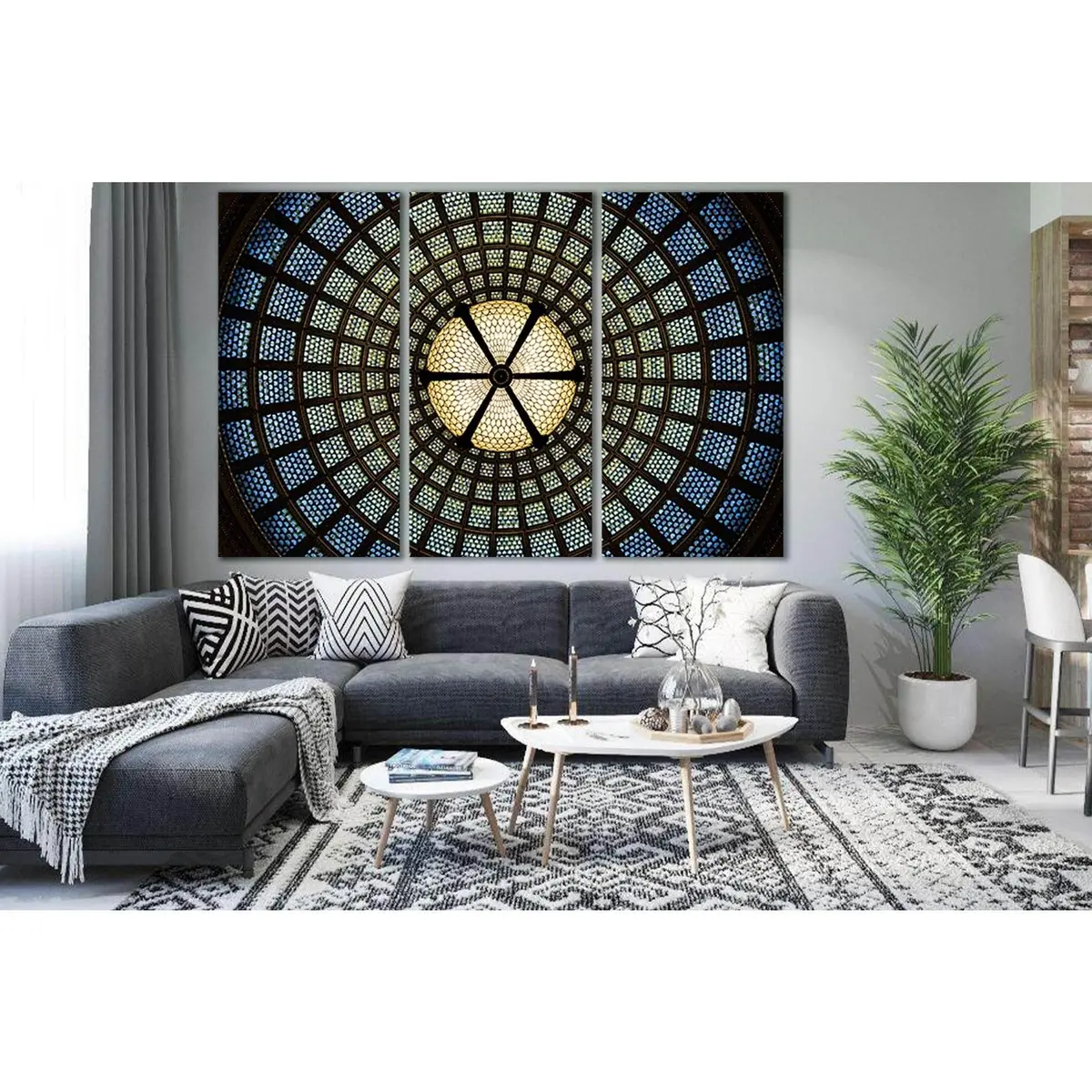 Ceiling Wall Architecture №Sl1387 Ready To Hang Canvas Print 5