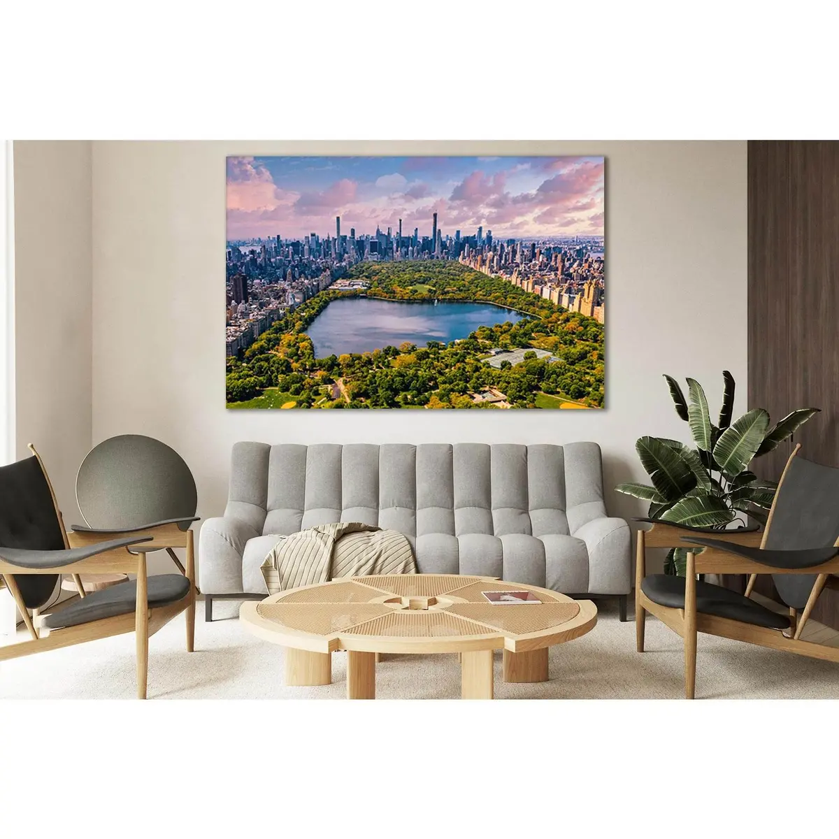 Central Park In Manhattan New York №Sl364 Ready To Hang Canvas Print 1