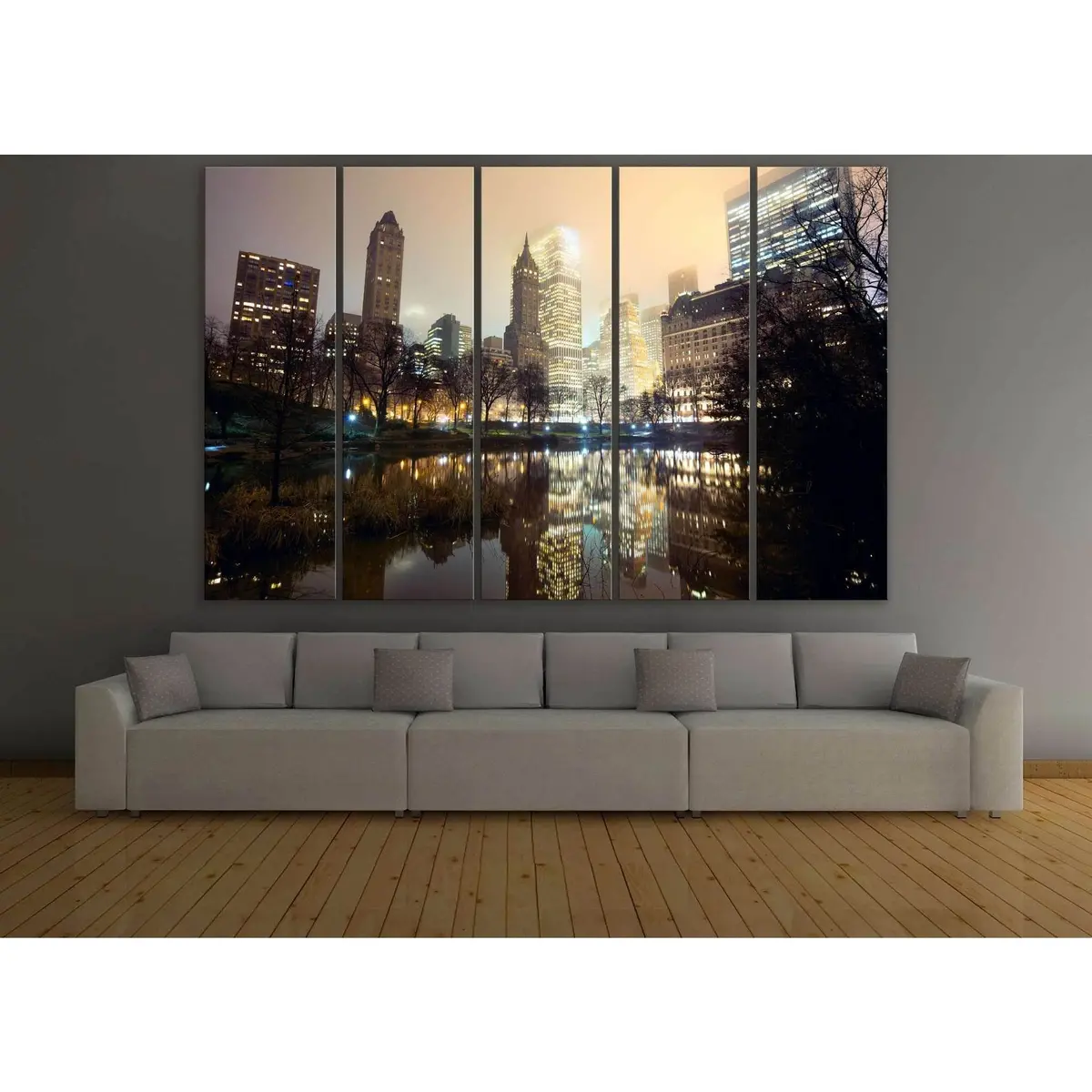 Central Park NYC Canvas Wall Art – Pre-Strung & Ready to Hang - Image 3