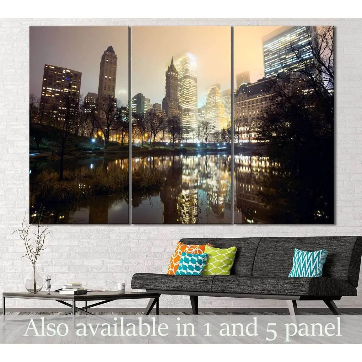 Central Park New York №115 Ready To Hang Canvas Print 5