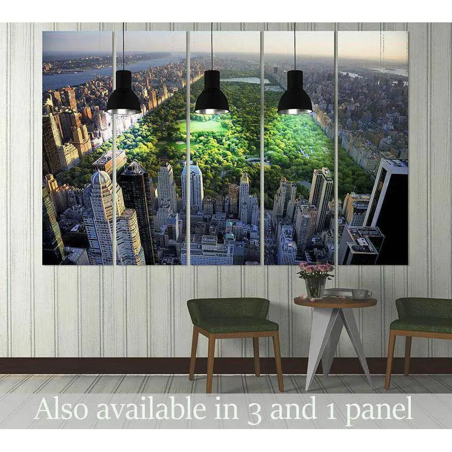 Central Park NYC Canvas Wall Art – Pre-Hung Ready-to-Display Print #3001