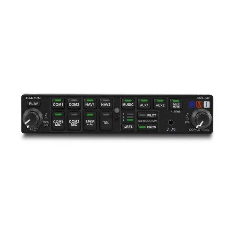 Garmin Gma 342 6-Place Audio Panel Tso 1