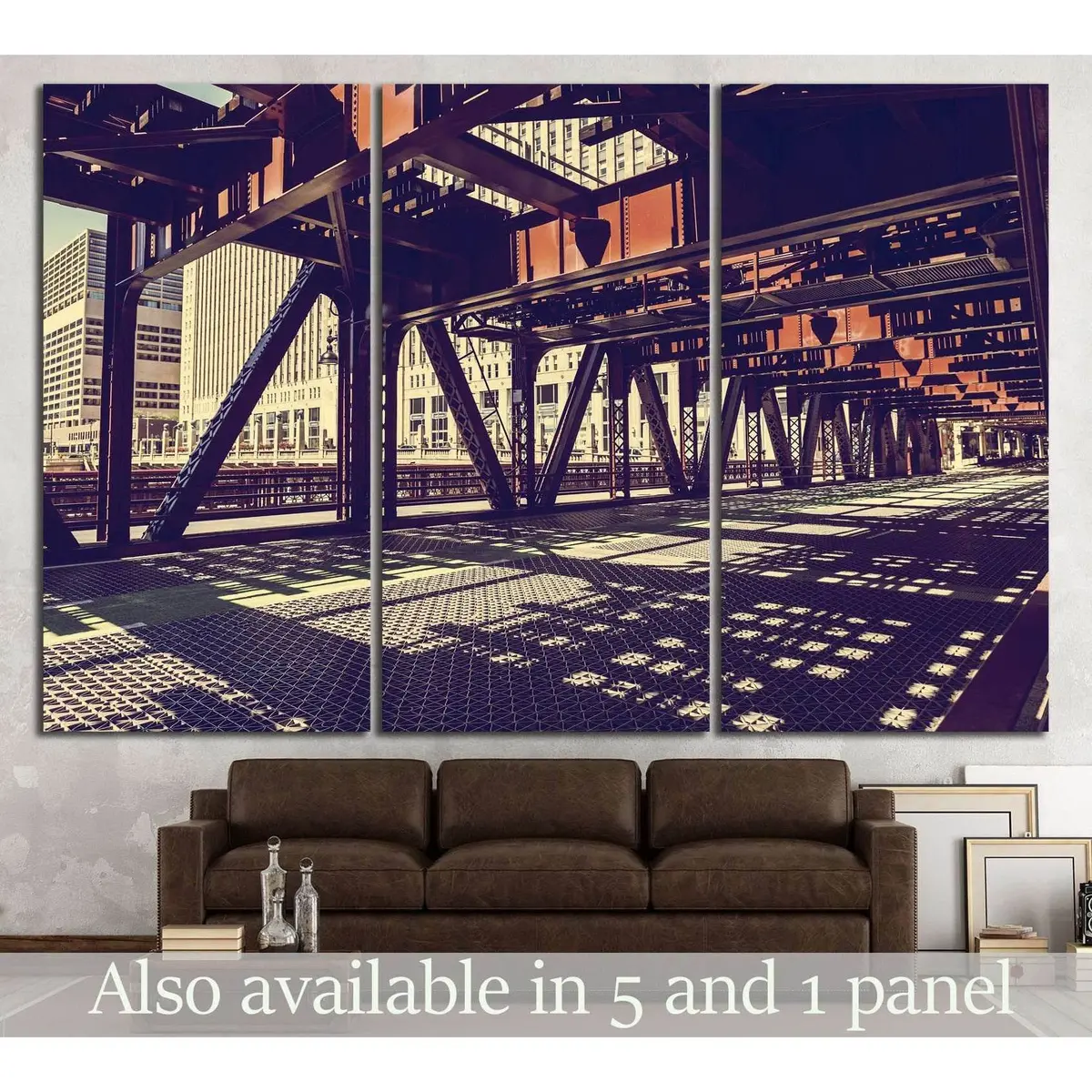 Chicago №892 Ready To Hang Canvas Print 5