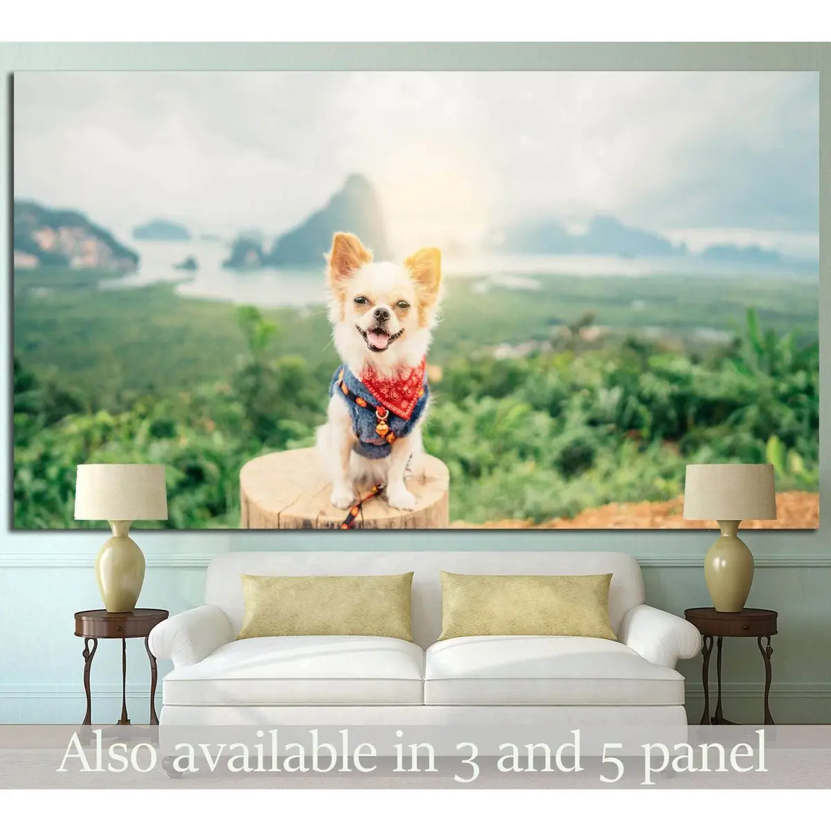 Chihuahua №3 Ready To Hang Canvas Print 1