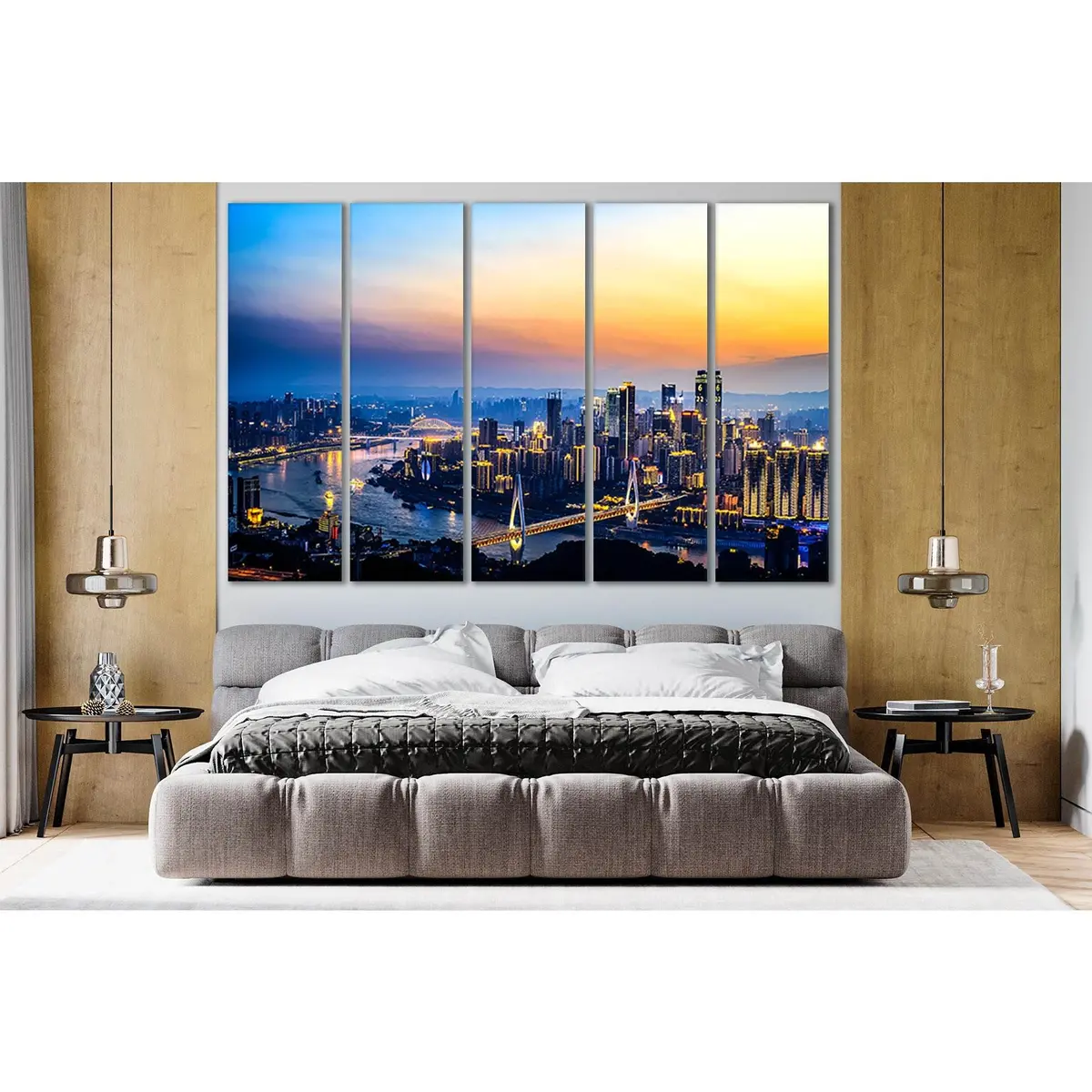 Chongqing Cityscape Canvas Art №SL369 – Premium Ready-to-Hang Wall Decor