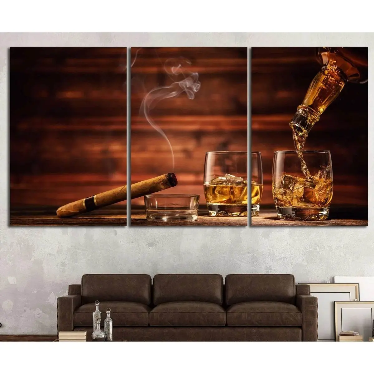 Cigar Wall Art №541 Ready To Hang Canvas Print 5