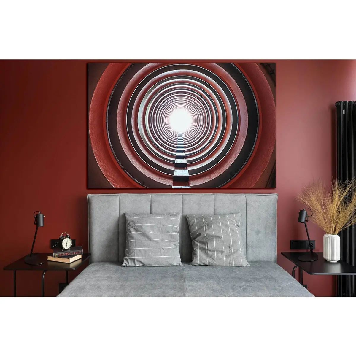 Circular Building In Hong Kong №Sl1388 Ready To Hang Canvas Print 1