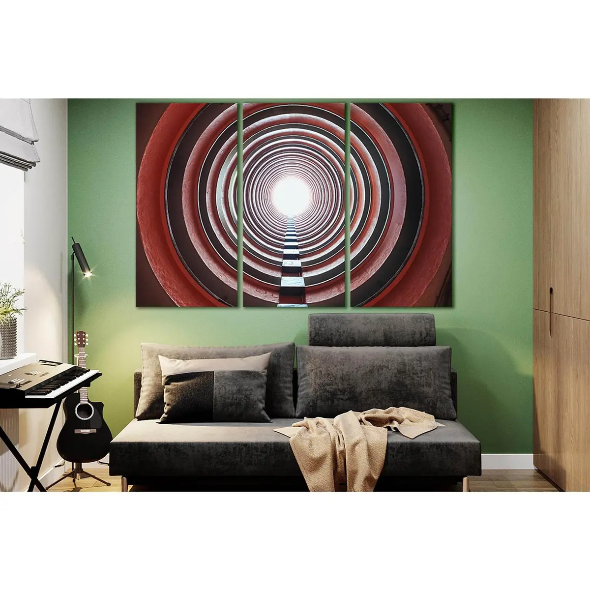 Circular Building In Hong Kong №Sl1388 Ready To Hang Canvas Print 5