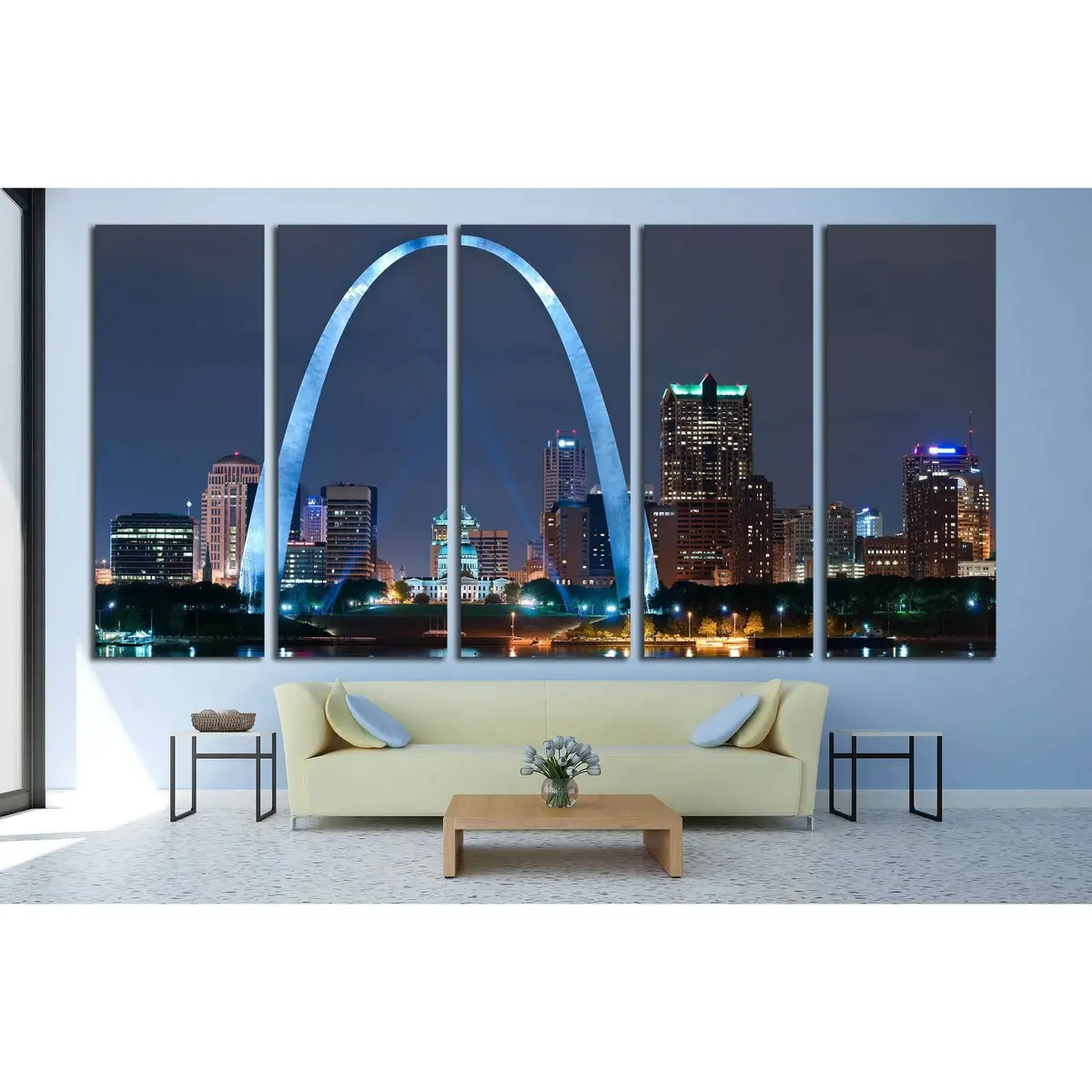 St. Louis City #2011 Pre-Hung Canvas Wall Art - Image 3
