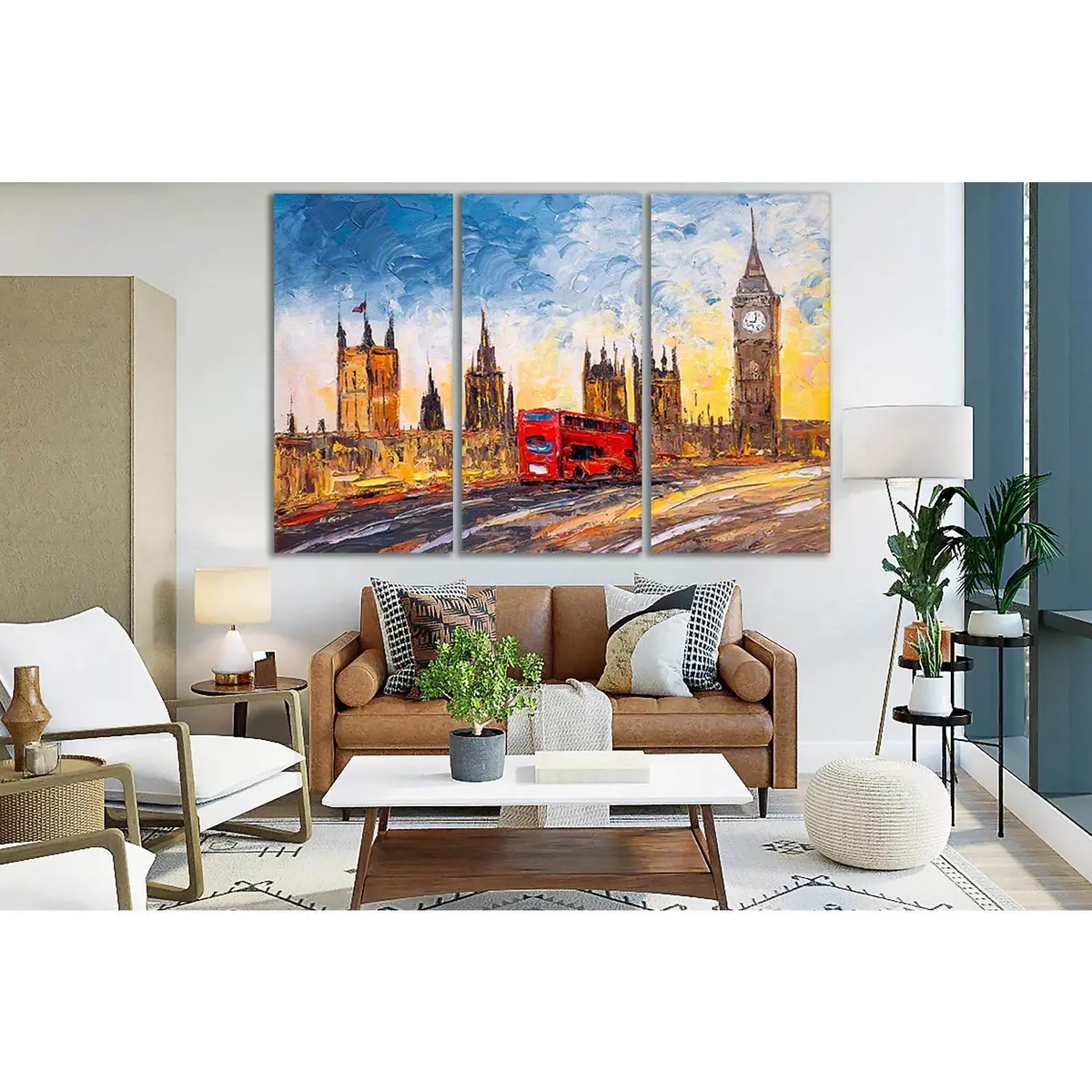 City View Of London №Sl597 Ready To Hang Canvas Print 5