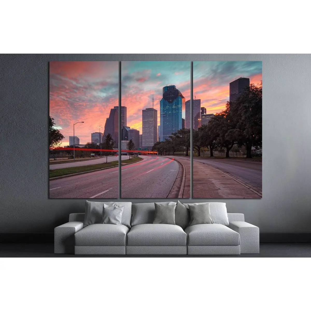 Cityscape №885 Ready To Hang Canvas Print 5