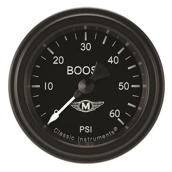 Classic Instruments Moal Bomber Series Gauge – Ma143Blf With Vintage-Style Face & Led Lighting 1