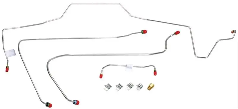 Classic Performance Direct-Fit Brake Line Kit – 1968–1972 Gm Compatible, 6872Flk-Om-S 1