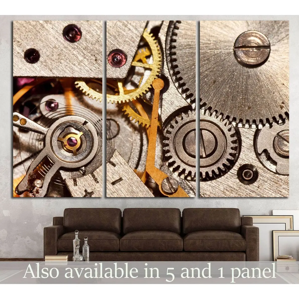 Clockwork №217 Ready To Hang Canvas Print 5