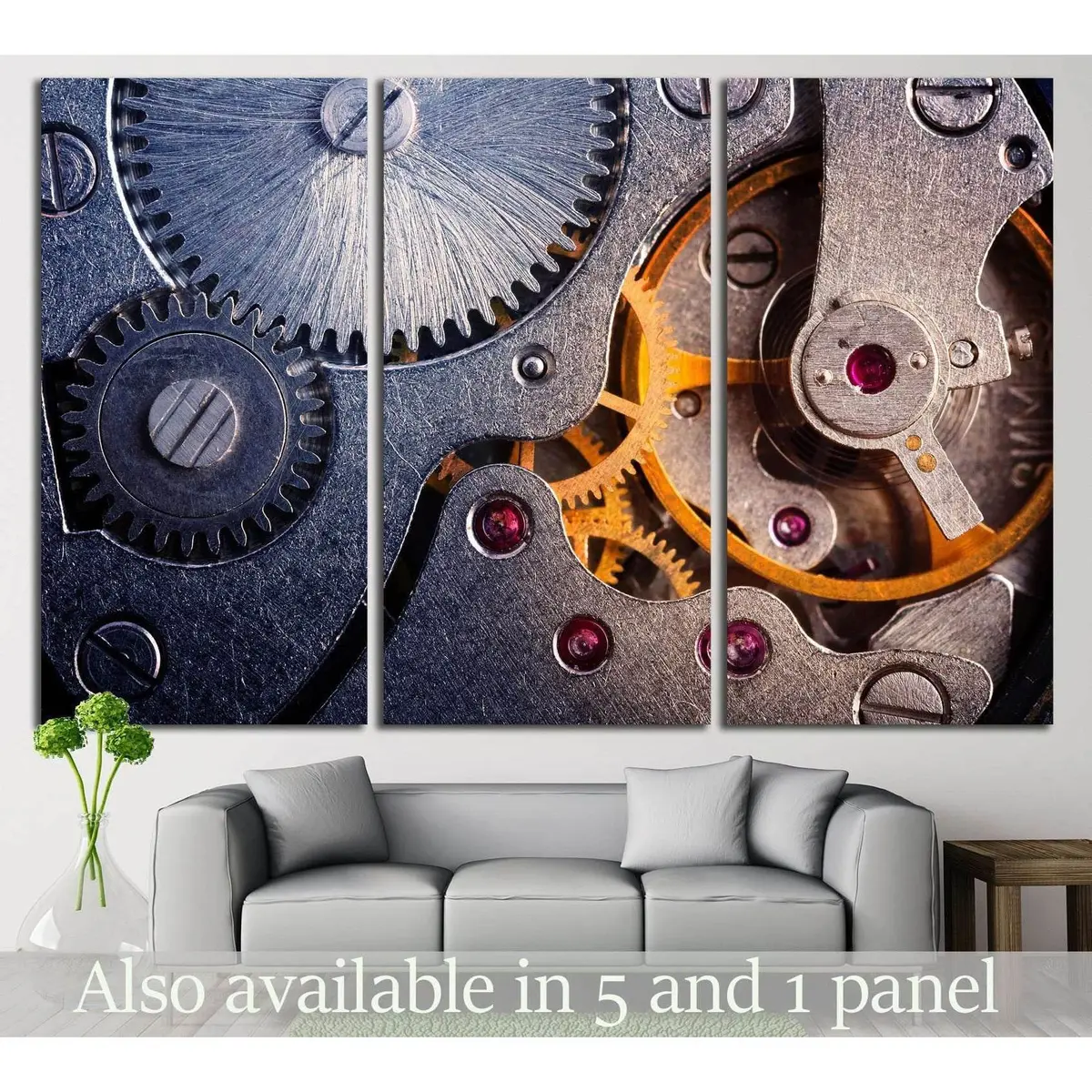 Clockwork №222 Ready To Hang Canvas Print 5