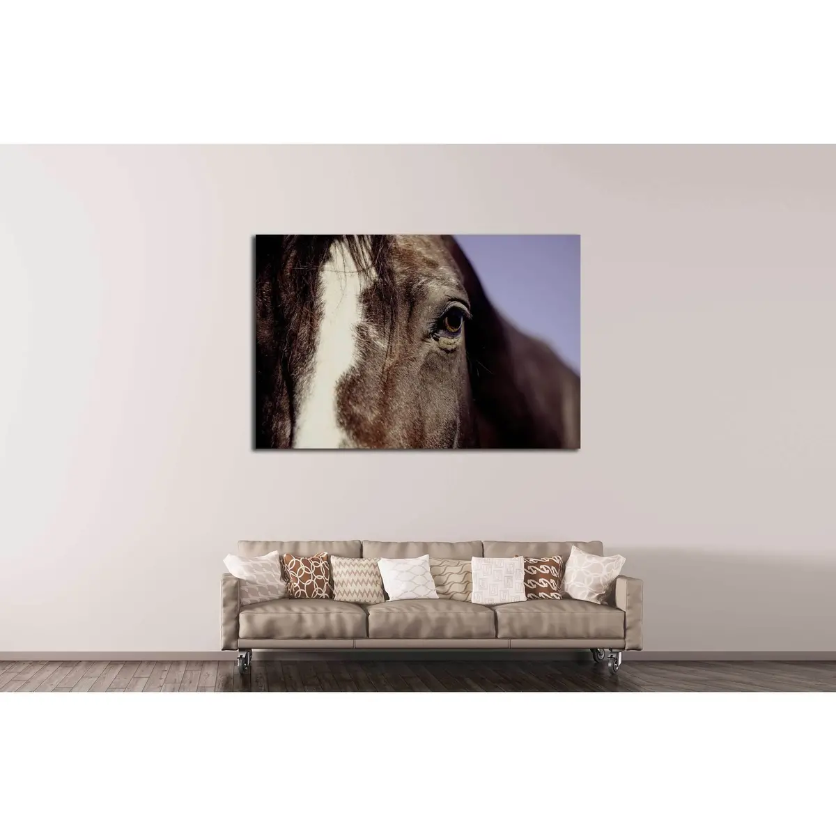 Closeup Horse Canvas Print №5017 3