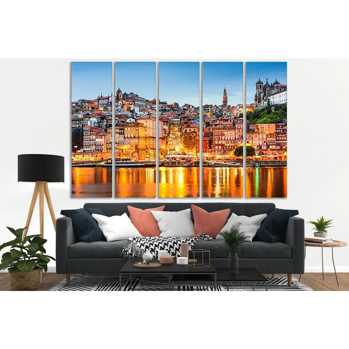 Portugal Coast Sunset Canvas Art №SL347 – Premium Ready-to-Hang Wall Decor
